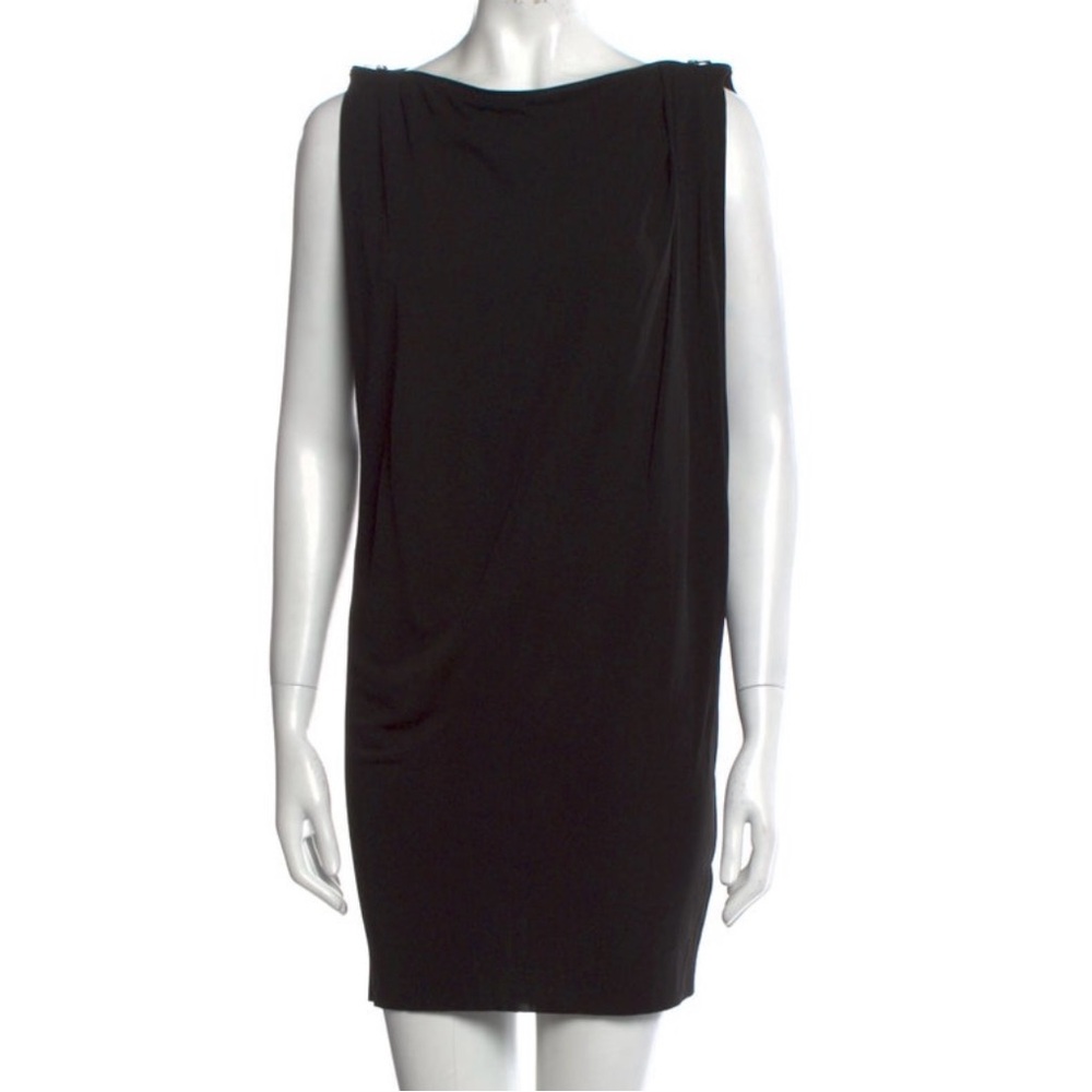 All Saints bateau neckline with zipper mini dress